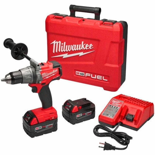 Milwaukee 2804-22 M18 FUEL™ 1/2" Hammer Drill/Driver Kit 1 Milwaukee 2804-22 M18 FUEL™ 1/2" Hammer Drill/Driver Kit