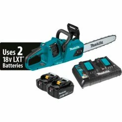 Makita® XCU07PT 18V X2 (36V) LXT® 14" Cordless Brushless Chain Saw Kit W/2 5.0Ah Batteries