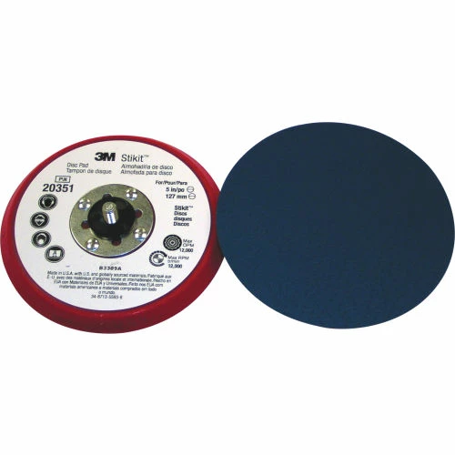 3M™ Stikit™ Low Profile Disc Pad 20351, 5" x 3/8" x 5/16-24 External - Pkg Qty 10 1 3M™ Stikit™ Low Profile Disc Pad 20351, 5" x 3/8" x 5/16-24 External - Pkg Qty 10