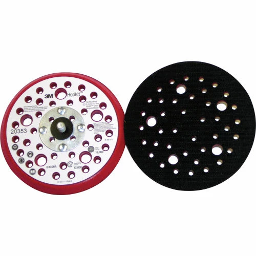 3M™ Hookit™ Clean Sanding Low Profile Disc Pad 20353, 5" x 3/8" x 5/16-24 External - Pkg Qty 10 1 3M™ Hookit™ Clean Sanding Low Profile Disc Pad 20353, 5" x 3/8" x 5/16-24 External - Pkg Qty 10
