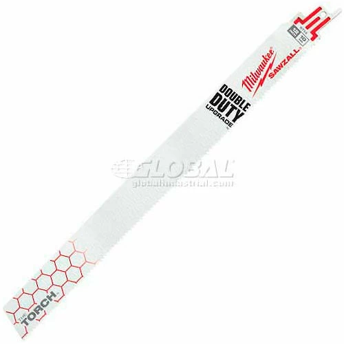 Milwaukee® 48-00-5714 12" 10 TPI The Torch™ SAWZALL® Blade (5 Pack) 1 Milwaukee® 48-00-5714 12" 10 TPI The Torch™ SAWZALL® Blade (5 Pack)