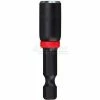 Milwaukee® 49-66-4702 Shockwave™ 1/4" 1-7/8" OAL Magnetic Nutdriver - Pkg Qty 10
