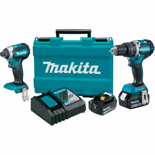 Makita® XT269M 18V Brushless Cordless Hammer Drill & Impact Driver Combo Kit 4.0Ah 1 Makita® XT269M 18V Brushless Cordless Hammer Drill & Impact Driver Combo Kit 4.0Ah