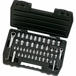 Gearwrench® 46 Piece Pass-Thru™ 6 Point SAE/Metric Tool Set With 1/4" & 3/8" Drive Tang