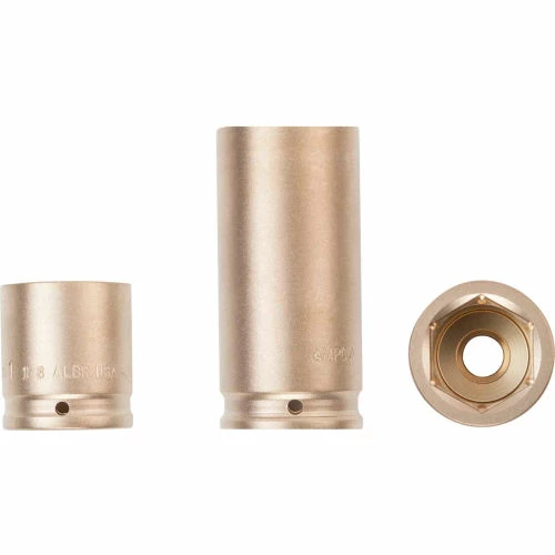 AMPCO® I-1/2D15/16 Non-Sparking Impact Socket Impact, 1/2" Drive, 15/16" 1 AMPCO® I-1/2D15/16 Non-Sparking Impact Socket Impact, 1/2" Drive, 15/16"