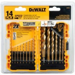 DeWALT® Titanium Speed Tip Drill Bit Set, DW1341, 14 Piece Set