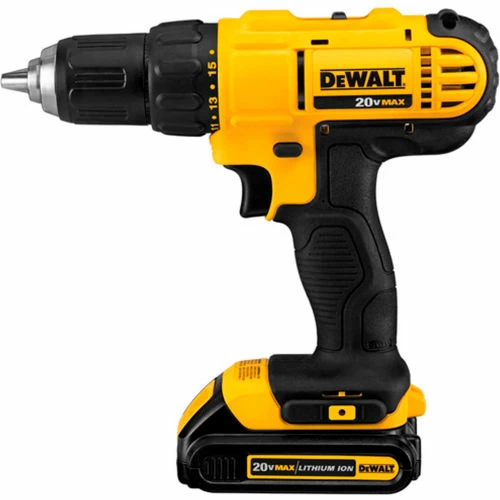 DeWALT DCD771C2 20V MAX Li-Ion Cordless 1/2" Drill/Driver Kit (2) Bat 1.3Ah Charger & Contractor Bag 1 DeWALT DCD771C2 20V MAX Li-Ion Cordless 1/2" Drill/Driver Kit (2) Bat 1.3Ah Charger & Contractor Bag