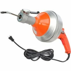 General Wire PV-D-WC Power-Vee Drain/Sewer Cleaning Machine W/ 25' x 5/16" Down Head Cable & Case -Cheap Power Tools Store B213925 05