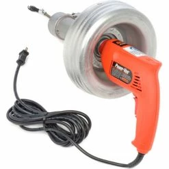 General Wire PV-D-WC Power-Vee Drain/Sewer Cleaning Machine W/ 25' x 5/16" Down Head Cable & Case -Cheap Power Tools Store B213925 10