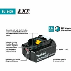 Makita 18V LXT® Lithium‑Ion Battery and Charger Starter Pack (4.0Ah) 18 Makita 18V LXT® Lithium‑Ion Battery and Charger Starter Pack (4.0Ah) -Cheap Power Tools Store B2397428 09