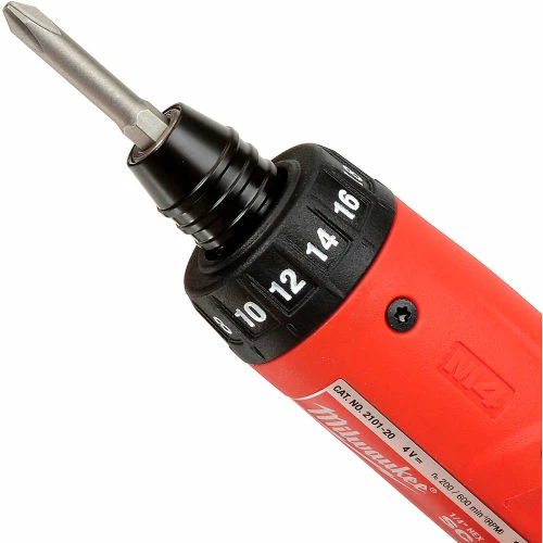 Milwaukee 2101-22 M4 1/4" Hex Screwdriver Kit 4V 2 Batteries 1 Charger 9 Milwaukee 2101-22 M4 1/4" Hex Screwdriver Kit 4V 2 Batteries 1 Charger - Image 9