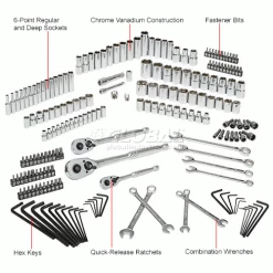 Stanley STMT71654 201 Piece 1/4", 3/8", & 1/2" Drive Mechanics Tool Set -Cheap Power Tools Store B248154 1wco