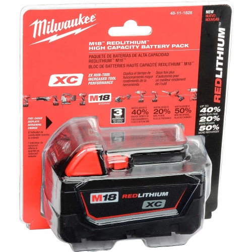 Milwaukee® 48-11-1828 18V Li-Ion M18 Battery 3Ah Extended Capacity 1 Milwaukee® 48-11-1828 18V Li-Ion M18 Battery 3Ah Extended Capacity