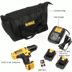 DeWALT DCD710S2 12V MAX 3/8" Drill/Driver Kit 30 DeWALT DCD710S2 12V MAX 3/8" Drill/Driver Kit -Cheap Power Tools Store B435127 1wco