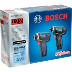 BOSCH CLPK27-120 12V Max 2-Tool Combo Kit (PS21 & PS41) w/ (2) 2.0Ah Batteries -Cheap Power Tools Store B885660 02