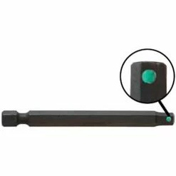 Bondhus 71356 3mm ProHold Hex End Power Bit, 3" Handle, 1/4" Stock