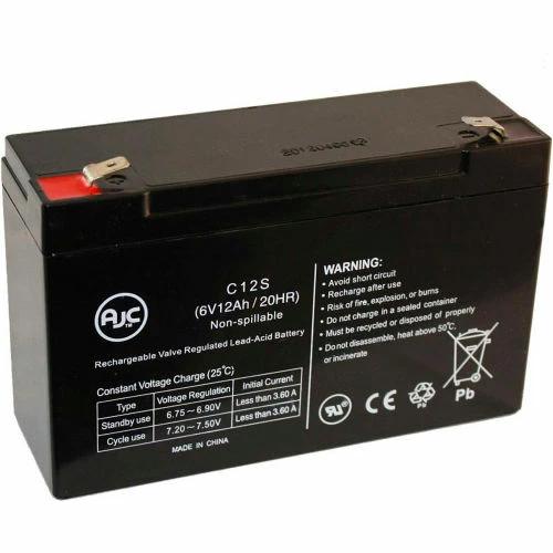 AJC Battery AJC® Universal Power Group UB6120 6V 12Ah Lawn and Garden Battery 1 AJC Battery AJC® Universal Power Group UB6120 6V 12Ah Lawn and Garden Battery