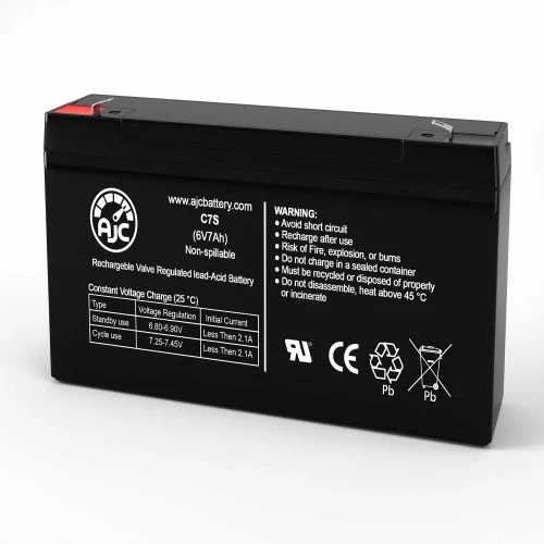 AJC Battery AJC® Sears 256576 Lawn and Garden Replacement Battery 7Ah, 6V, F1 1 AJC Battery AJC® Sears 256576 Lawn and Garden Replacement Battery 7Ah, 6V, F1