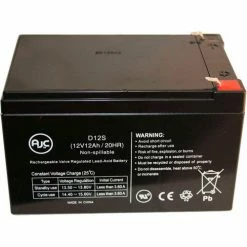AJC Battery AJC® Friendly Robotics Robomower RM400 12V 12Ah Lawn and Garden Battery