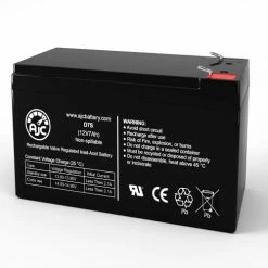 AJC Battery AJC® Power Curbers S700-B Lawn and Garden Replacement Battery 7Ah, 12V, F2