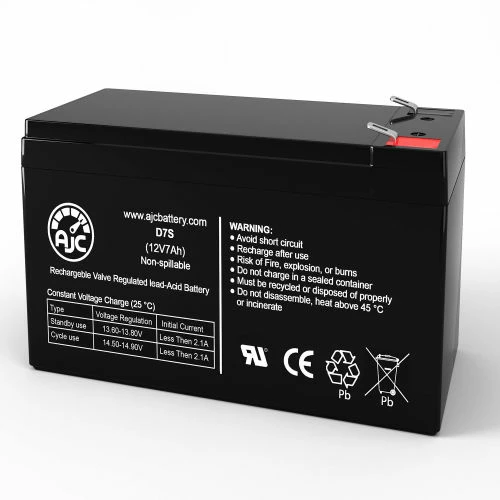 AJC Battery AJC® Scotts S2546 Lawn and Garden Replacement Battery 7Ah, 12V, F1 1 AJC Battery AJC® Scotts S2546 Lawn and Garden Replacement Battery 7Ah, 12V, F1