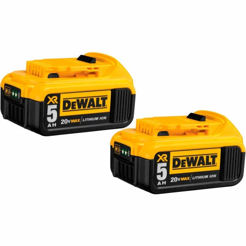 DeWALT® DCB205-2 20V Li-Ion 20V MAX Battery 5Ah Extended Capacity 2Pk 1 DeWALT® DCB205-2 20V Li-Ion 20V MAX Battery 5Ah Extended Capacity 2Pk