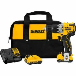 DeWALT® XTREME 12V MAX Cordless Hammer Drill Kit, 3/8", Brushless, Li-Ion, 2-Speed