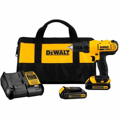 DeWALT DCD771C2 20V MAX Li-Ion Cordless 1/2" Drill/Driver Kit (2) Bat 1.3Ah Charger & Contractor Bag 9 DeWALT DCD771C2 20V MAX Li-Ion Cordless 1/2" Drill/Driver Kit (2) Bat 1.3Ah Charger & Contractor Bag - Image 9