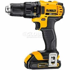 DeWALT DCD780C2 20V MAX 1/2" Li-Ion Compact Drill/Driver Kit 1.5Ah 2 Batteries, Charger, Bag
