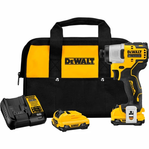 DeWALT® XTREME 12V MAX Cordless Impact Driver Kit, 1/4", Brushless, Li-Ion, 1450 in-lbs Torque 1 DeWALT® XTREME 12V MAX Cordless Impact Driver Kit, 1/4", Brushless, Li-Ion, 1450 in-lbs Torque