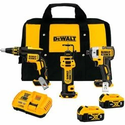Dewalt® 20V MAX XR Brushless Cordless 3-Tool Drywall Kit