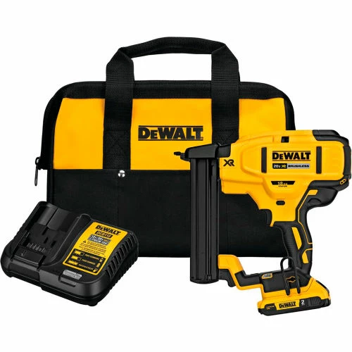 DeWALT® 20V MAX XR Cordless Narrow Crown Stapler Kit, 18 Gauge, 1/2" - 1-1/2"L Staple, Li-Ion 1 DeWALT® 20V MAX XR Cordless Narrow Crown Stapler Kit, 18 Gauge, 1/2" - 1-1/2"L Staple, Li-Ion
