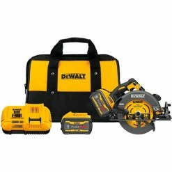 Dewalt® Flexvolt 60V MAX Brushless 7-1/4" Cordless Circular Saw with Brake Kit, 2 Batteries