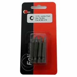 Eclipse 902-379 - 11 Pc Jumbo Pack Assorted Star Tip 1-15/16" Power Bit Set