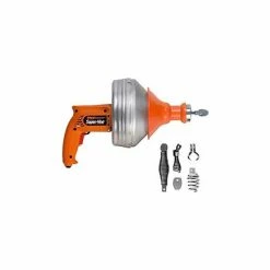 General Wire SV-A-WC Super-Vee Drain Cleaning Machine W/ 25' x 1/4" & 25' x 3/8" Cables & Cutter Set -Cheap Power Tools Store GEW SV A WC