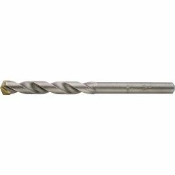 Cle-Line 1818 1/2 6In OAL HSS Heavy-Duty Sand Blasted 118 Point Carbide-Tipped Masonry Drill