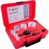Cle-Line Series CHK Plumber's M42 Bi-Metal Hole Saw Kit 9PC 3/4, 7/8, 1-1/8, 1-1/2, 1-3/4, 2-1/4