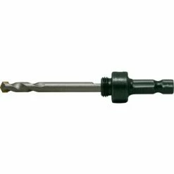 Cle-Line Series 1883 Carbide Tipped Threaded 3/8" Chuck Hex Shank Mandrel-Arbor, 9/16" - 1-3/16"