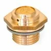 Brass Breather Valve - Low Profile - G 1/4" Pipe Thread - J.W. Winco 883-G1/4-160-A-MS