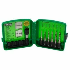 Greenlee DTAPKITM 6-Piece Metric Drill / Tap Set