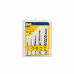 IRWIN Tools 10 Pc. Set Spiral Flute Screw Extractors w/Cobalt Drill Bit -Cheap Power Tools Store IRW BM11117