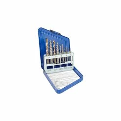 IRWIN Tools 10-pc Spiral Extractor & Drill Bit Set in Metal Index -Cheap Power Tools Store IRW BM11119