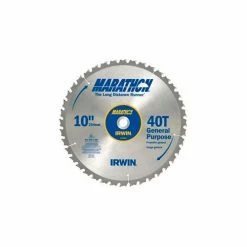 IRWIN Tools Miter / Table Saw Blade-12" x 40T General Purpose, 1" Arbor-Carded