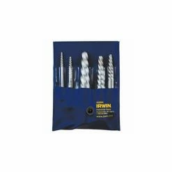 IRWIN Tools Spiral Flute Screw Extractors-535/524 Series Set-5 Pc. Set (1-5)-Carded