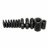 K-Tool International Torx Bit Set, 1/4" & 3/8" Drive, T10 to T55, 10 Piece