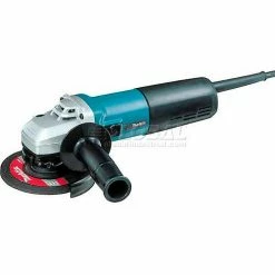 Makita&#174 9564CV 4-1/2" SJS Angle Grinder 12 Amp 2,800-10,500 RPM Var. Spd 5/8"-11 no lock-on/off