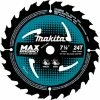 Makita® Carbide-Tipped Max Effcy Ultra-Thin Kerf Circular Saw Blade, Framing, 7-1/4"Dia, 24 TPI