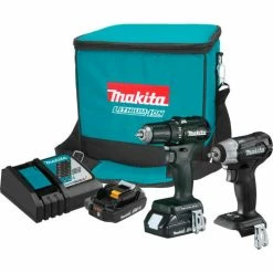 Makita® LXT® Cordless 2-Pc. Combo Kit, 2.0Ah, 18V, Lithium-Ion, Sub-Compact, Brushless