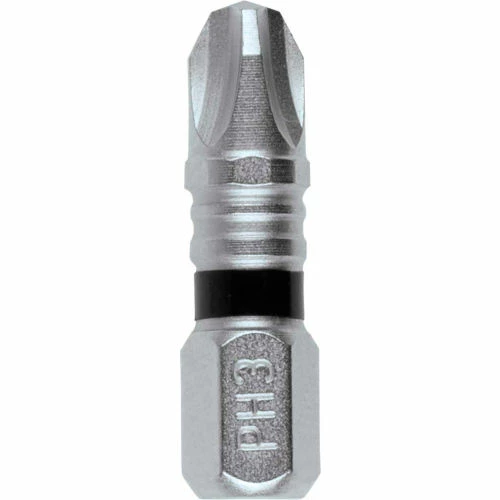 Makita® Impact XPS #3 Phillips 1" Insert Bit, Matte Nickel, 5/Pack 1 Makita® Impact XPS #3 Phillips 1" Insert Bit, Matte Nickel, 5/Pack