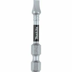 Makita® Impact XPS #10 Slotted 2" Power Bit, Matte Nickel, 3/Pack